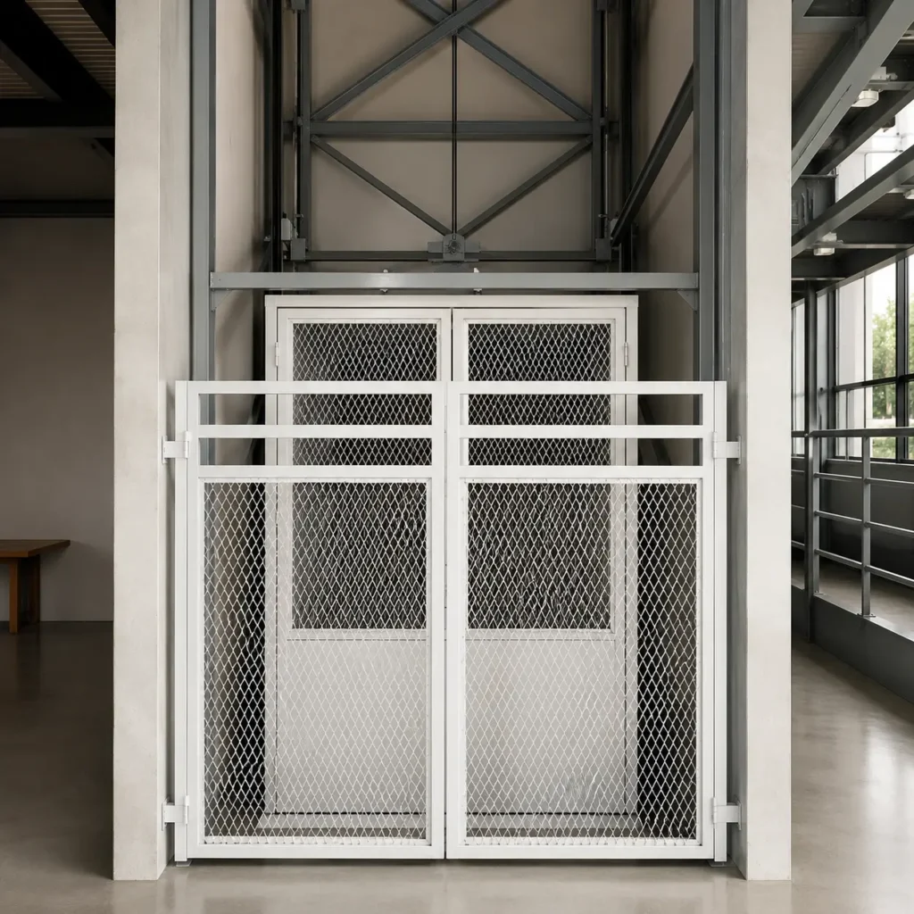pasang lift barang gudang